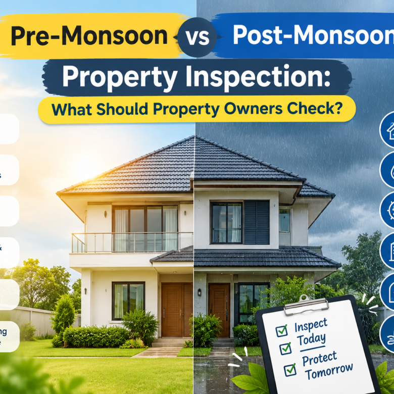 Pre-Monsoon vs Post-Monsoon Property Inspection: What Should Property Owners Check?